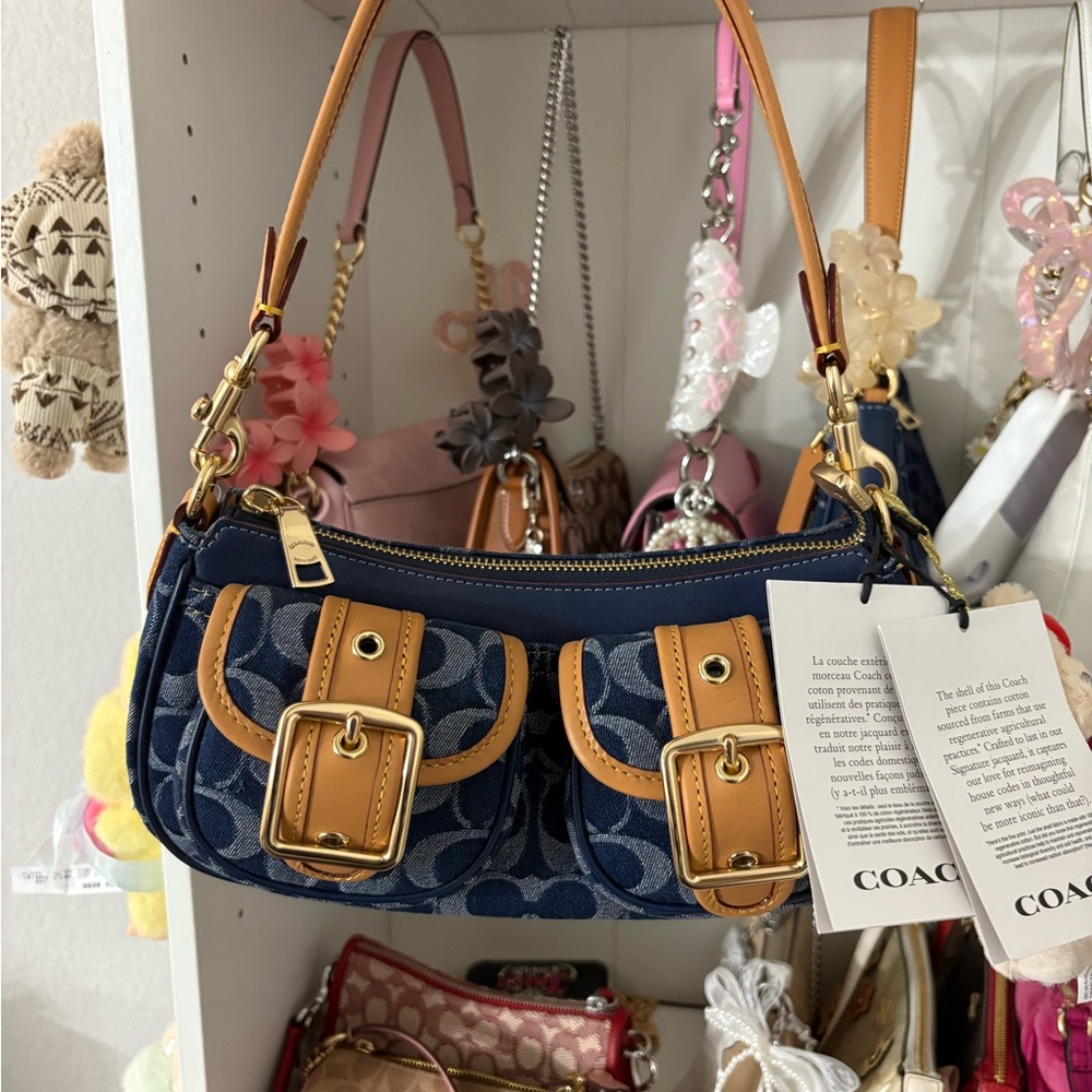 Coach Ashton Signature Canvas Denim Bag